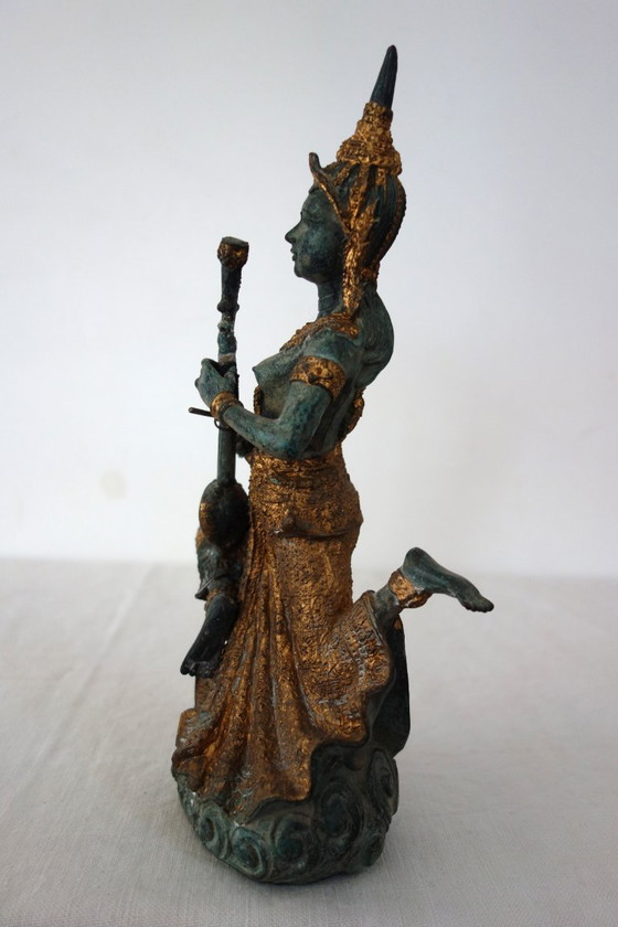 Statua in bronzo musicista divinità thailandese – Sculture (photo 4 of 13)