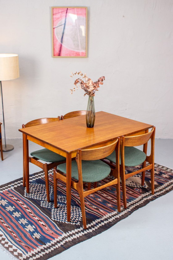 Image 1 of Vintage teak dining table, Danish Mid Century 1960s