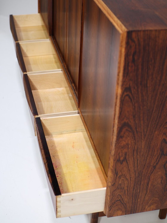 Image 1 of Credenza alta con barra in palissandro di E.W. Bach, danese, vintage anni '60