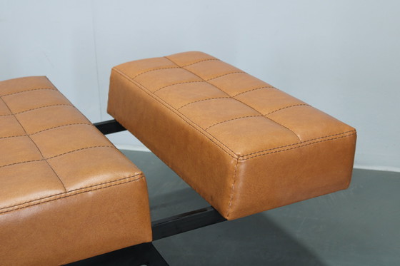 Image 1 of 1970er Brevetti IPE Satz von drei seltenen umwandelbaren Loungesesseln, Italien