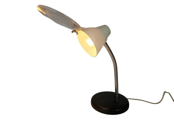 Image 1 of Lampada da tavolo 'Big Eye' - americana - lampada d'ingrandimento - collo flessibile - terzo quarto del XX secolo