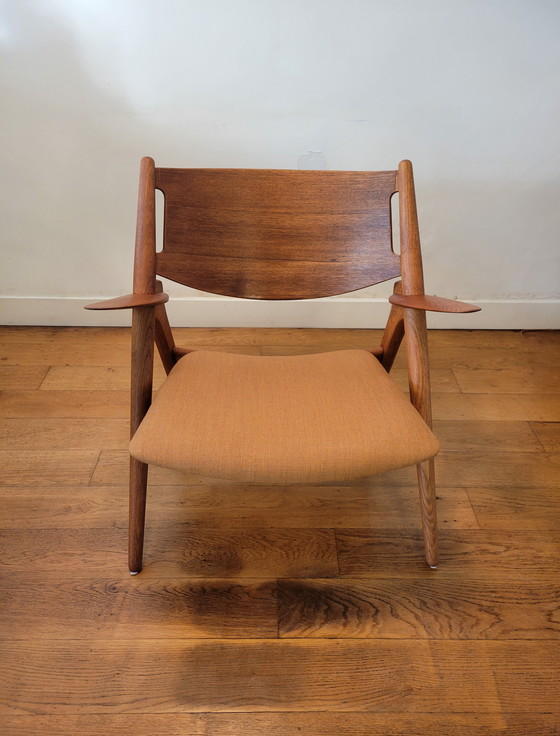 Image 1 of Vintage Ch28 Sawhorse Stoel Van Hans J. Wegner Voor Carl Hansen