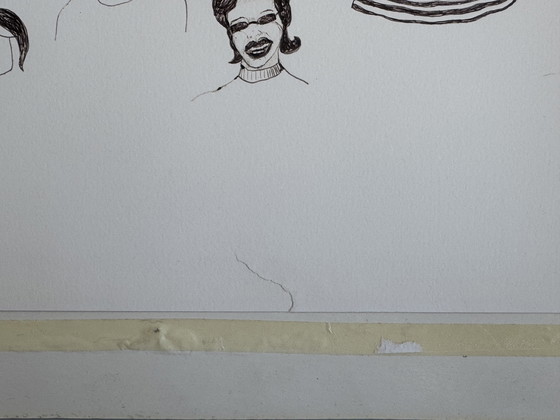 Image 1 of HEDWIGE JACOBS / drawing / SUNNY DAY / 2006, incl. frame