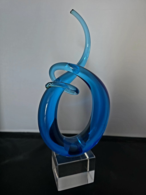 Sculpture en verre de Murano – beeldhouwkunst, Glass, Murano Glass
