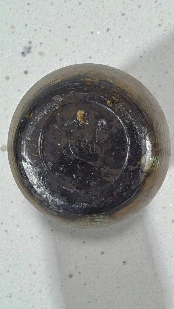 Steengoed pot gesigneerd Anne Marie Sybesma Alias MIEP La Borne – Plantenbak, Porcelain, Organic Modern (photo 7 of 9)