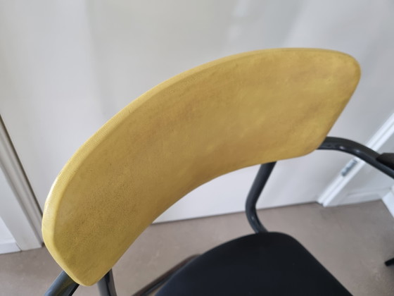 Image 1 of Sedia con telaio tubolare e base a slitta