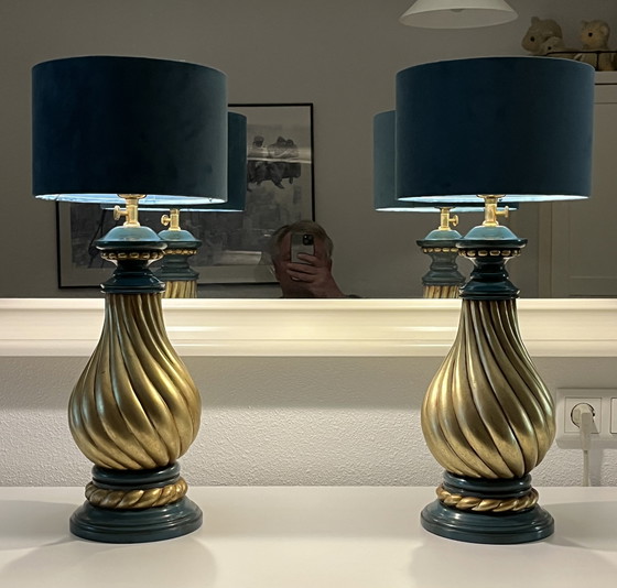 Image 1 of Vintage Hollywood Regency-style table lamps | 1960-1970 | Top condition!
