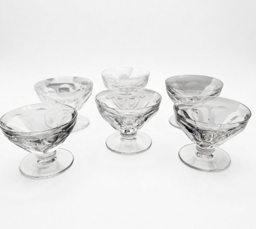 Set di 6 bicchieri da champagne Baccarat - Modello Talleyrand