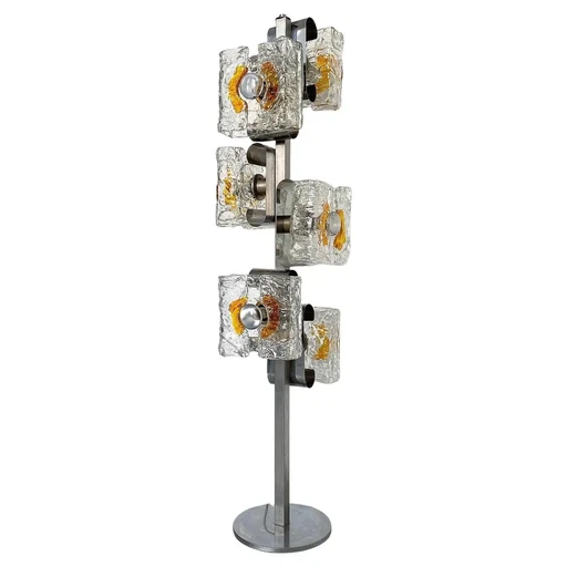 Vintage Murano glass floor lamp