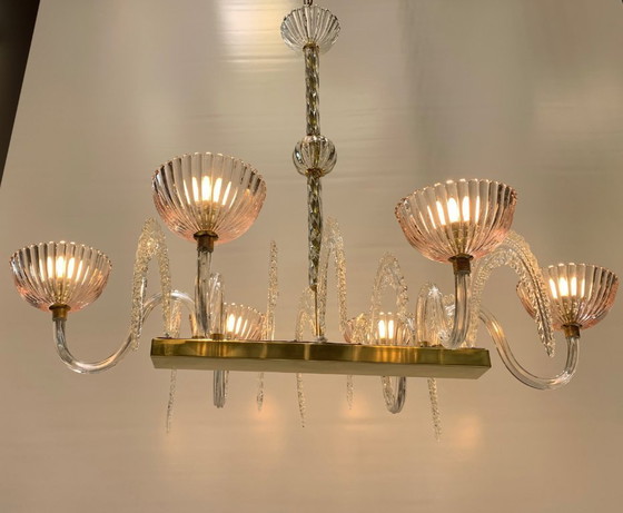 Image 1 of Pendant chandelier ++RARITY ++SEGUSO V.A. restored with company stamp