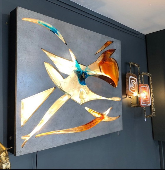 Image 1 of Biancardi & Jordan decorazione da parete rara anni '70