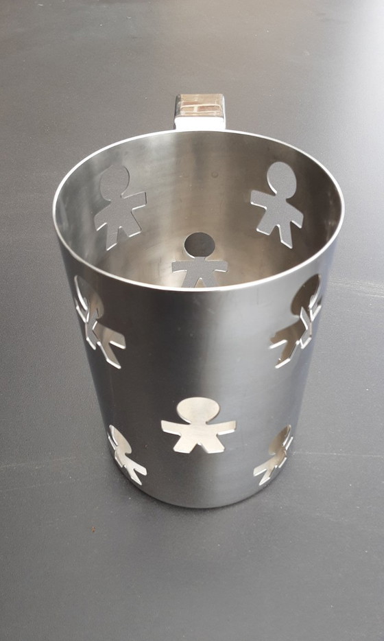 Image 1 of Alessi flessenhouder , Italië,  inox 18/10 , zeer goed