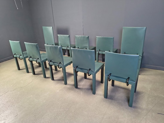 Image 1 of Sedie da pranzo Arcadia di Paolo Piva per B&B Italia set da 10