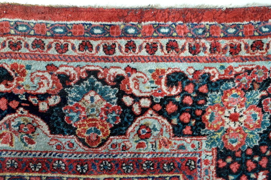 Image 1 of Mahal, alfombra antigua anudada a mano. 328x438