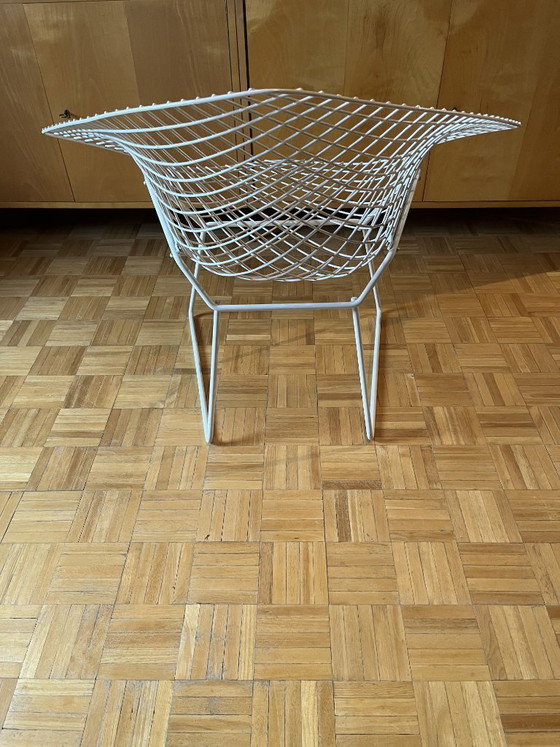 Originele Knoll International stoelen (set van 3) en bijpassende voetenbank – Fauteuils, Metal (photo 6 of 11)