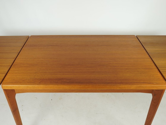 Image 1 of Teak dining table by Henning Kjærnulf for Vejle Stølefabrik, 1960s