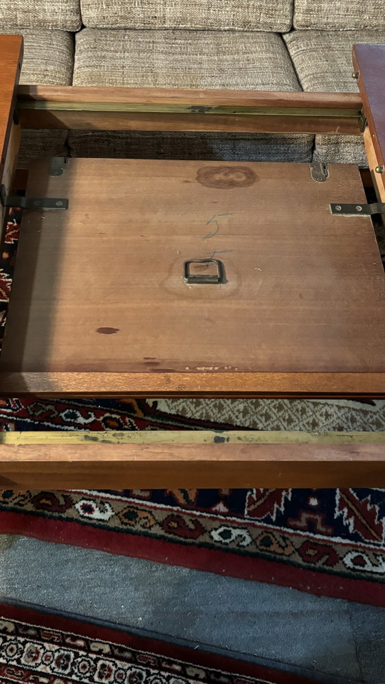 Image 1 of Mid-century jaren 60 teak houten eettafel 