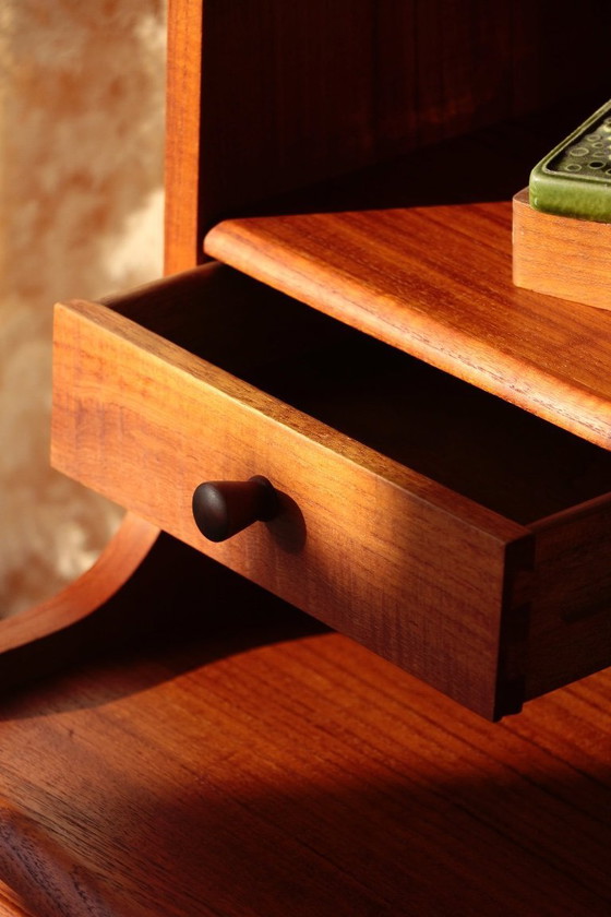 Image 1 of Vintage Scandinavische teakhouten secretaire - MSE Mobler (1960)