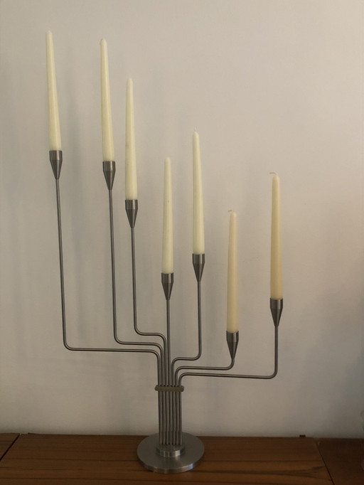 Design kandelaar van Piet Hein " Grote Beer " , 7 kaarsen