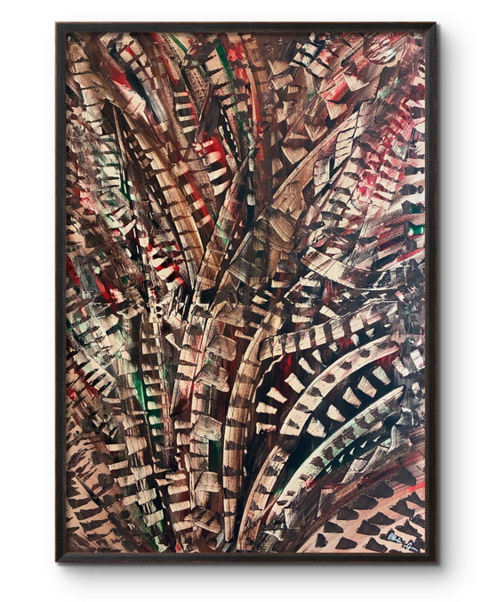 Image 1 of Walter Geraci - Abstrait industriel XL