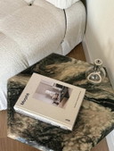 table d'appoint vintage en marbre