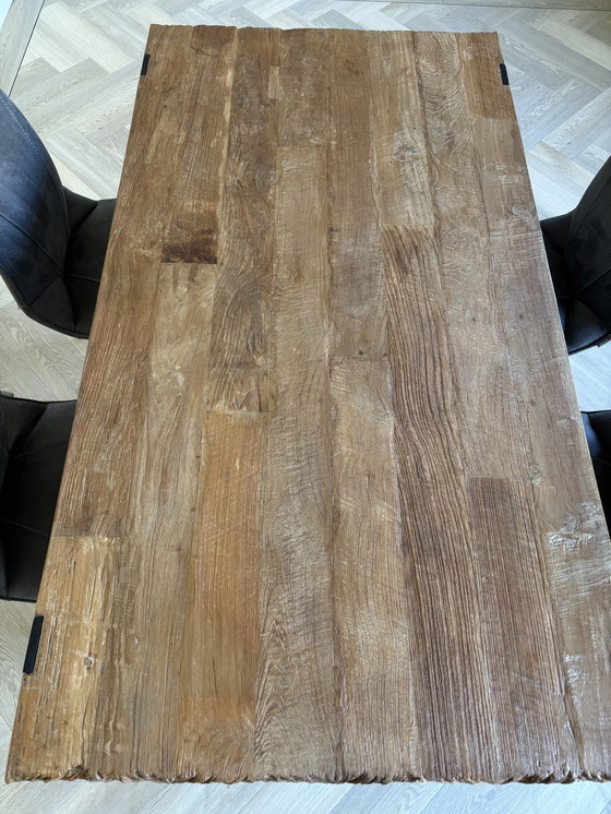 Image 1 of Teak bar table with 4 XOOON stools