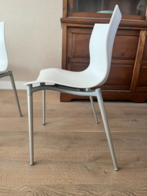 Set von 4x Philippe Starck Design Stuhl Cameleon