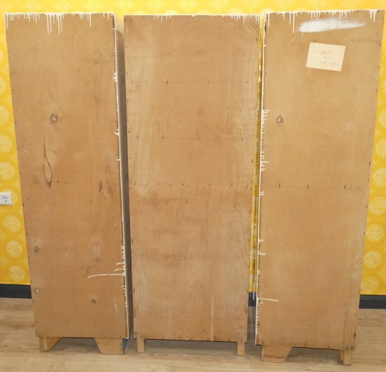 Image 1 of vintage kitchen buffet 40s 50s kitchen cabinet 3-piece industrial style retro