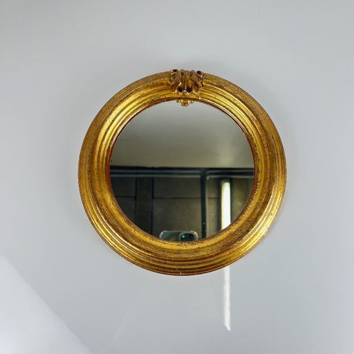 Small medallion mirror, 20th century, Louis XV style