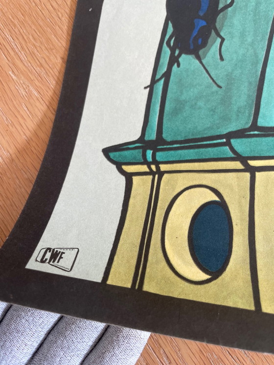 Image 1 of J.Flisak (1930-2008), L'udienza, ZGK zam. 1554/3/73, Gedrukt 1973