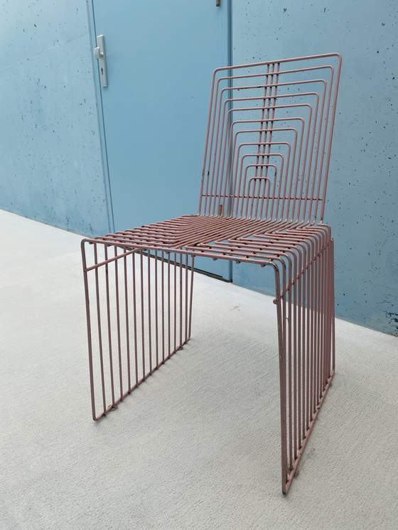 Image 1 of Max Sauze 1970 Wire Dining Chair