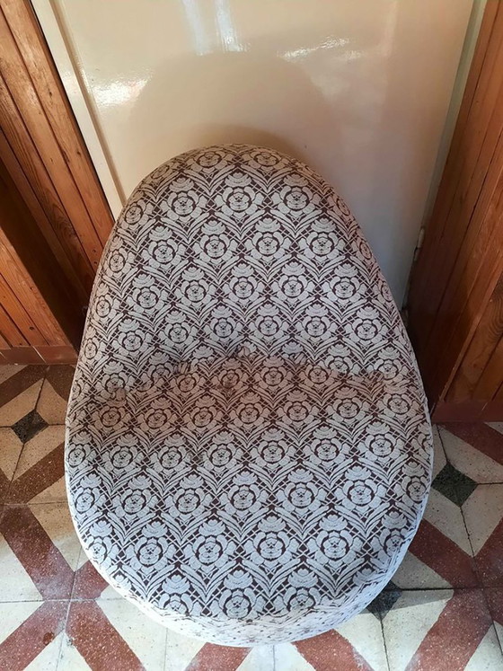 Sillón Mid-Century con tela estampada, años 70 – Sillones, Mid Century Modern (photo 5 of 7)