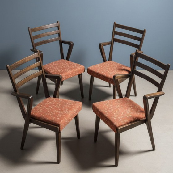 Image 1 of Set of 4 Mid-Century Chairs by Jitona, 1970s