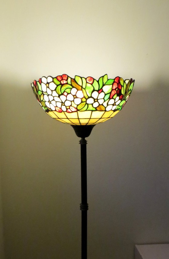 Lampada da terra Tiffany – Lampade da terra, Glass, Metal (photo 3 of 10)