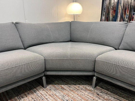 Image 1 of ZGAN Leolux Bellice Hoekbank + Hocker