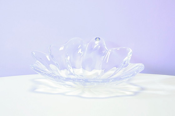 Vintage Crystal Bowl Natura Ole Kortzau – Royal Copenhagen, Glass & Decanter (photo 3 of 5)