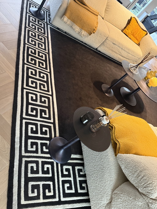 Eichholtz Carpet Rug Greek Key 300x400 cm - Black/White