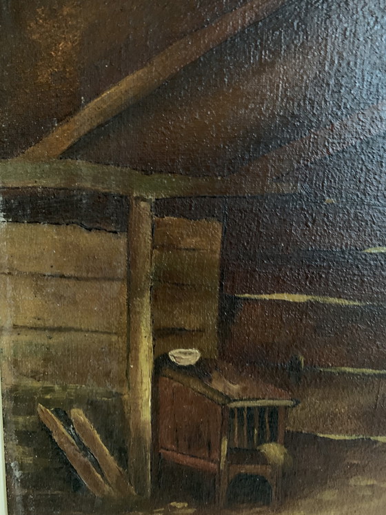 Image 1 of Olieverf schilderij 