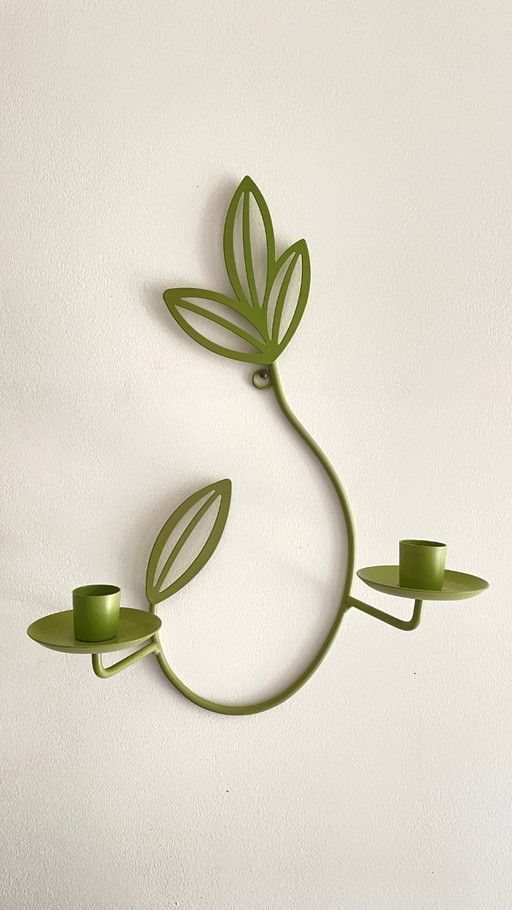 Wand-Kugelschreiber Blatt Metall GRÜN Salbei