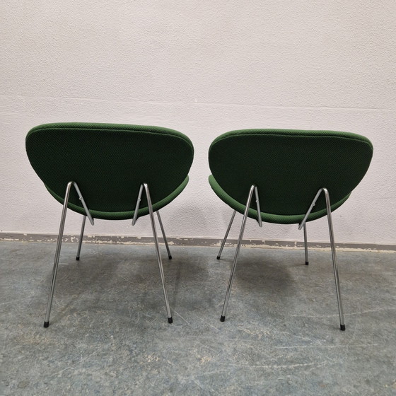 Image 1 of Set di 2 poltrone di design, Slice, anni '90, rivestite di recente