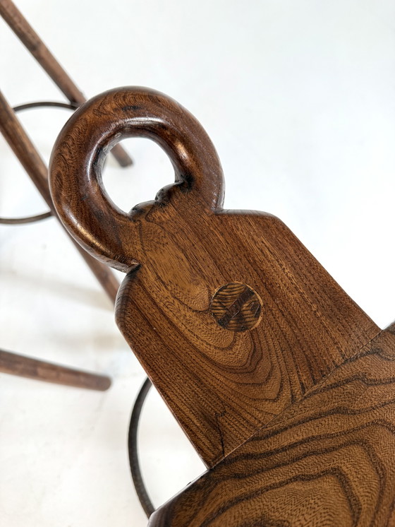 Image 1 of 3x tabourets de bar vintage 'Marbella', Conoform '60