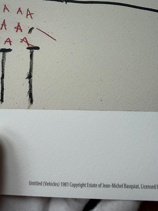 Jean Michel Basquiat (1960-1988), Untitled (Vehicles), 1981, Copyright Estate of Jean Michel Basquiat, Licensed by Artestar New 