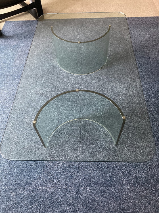 Image 1 of Te koop: design glazen salontafel Gallotti en Radice