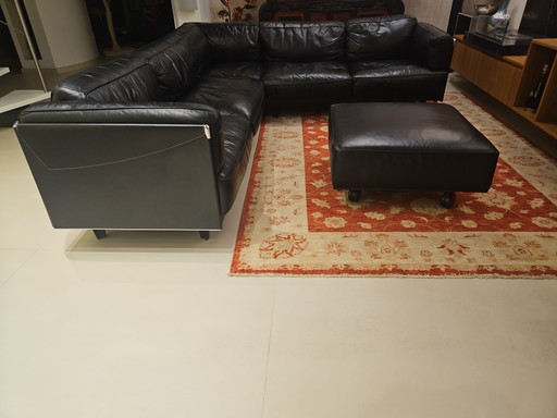 Verkaufe Original Poltrona Frau Ecksofa Modell Twice in Schwarz