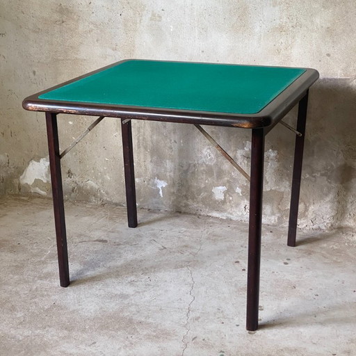 Mesa plegable tipo puente