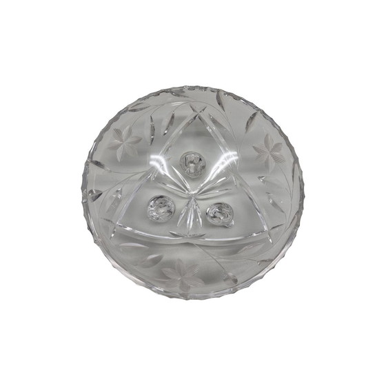 Image 1 of Ciotola rotonda in cristallo tagliato, seconda metà del XX secolo