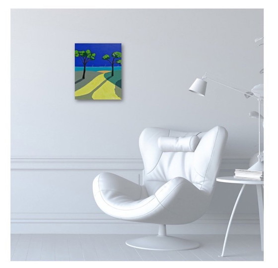 Image 1 of Acrilico su tela, cornice 41x33cm