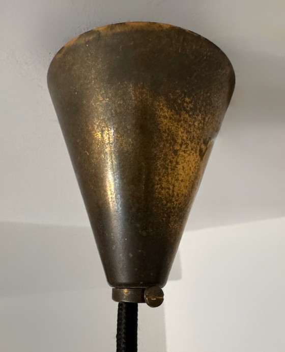 Image 1 of Opaline Scandinavische stijl 60's hanglamp