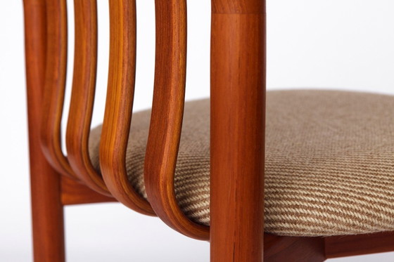 Image 1 of Niels Koefoed “Ole” Chair – 1970s Danish Design, Vintage Teak Dining Chair, Mid-Century Modern, Restored, Original Upholstery