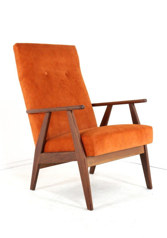 Image 1 of Vintage fauteuil 'Waalre' nieuw gestoffeerd
